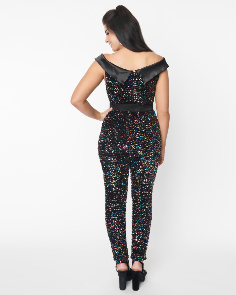 Black jumpsuit rainbow sale